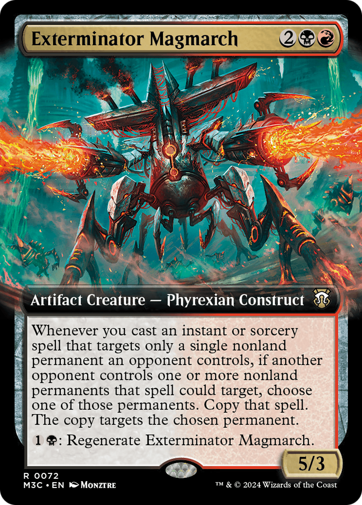 Exterminator Magmarch (Extended Art) (M3C-072) - Modern Horizons 3 Commander: (Extended Art)