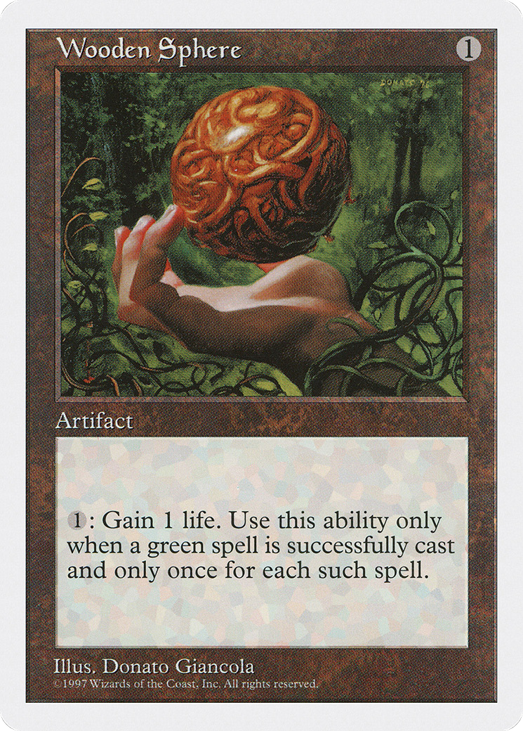 Wooden Sphere (5ED-) - Fifth Edition