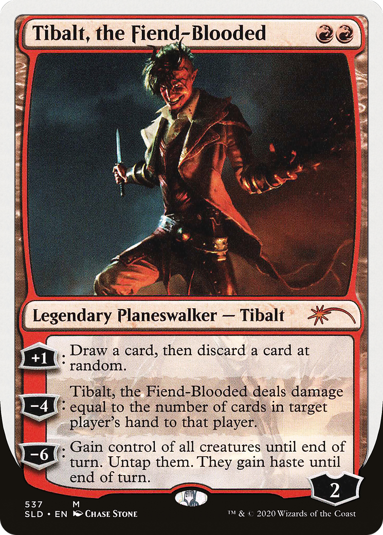 Tibalt, the Fiend-Blooded (WB) (SLD-537) - Secret Lair Drop