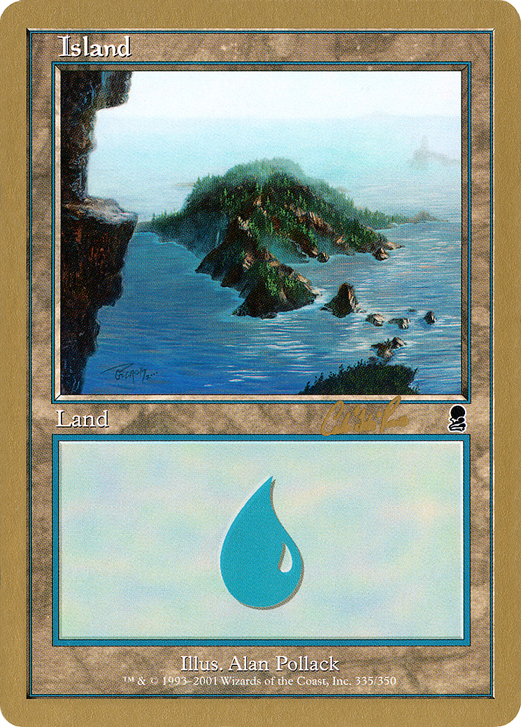 Island (335) - 2002 Carlos Romao (ODY) (WCD-) - World Championship Decks 2002