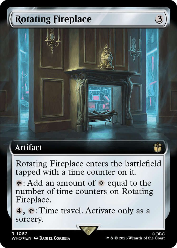Rotating Fireplace (Extended Art) (Surge Foil) (WHO-1052) - Doctor Who: (Extended Art) Foil
