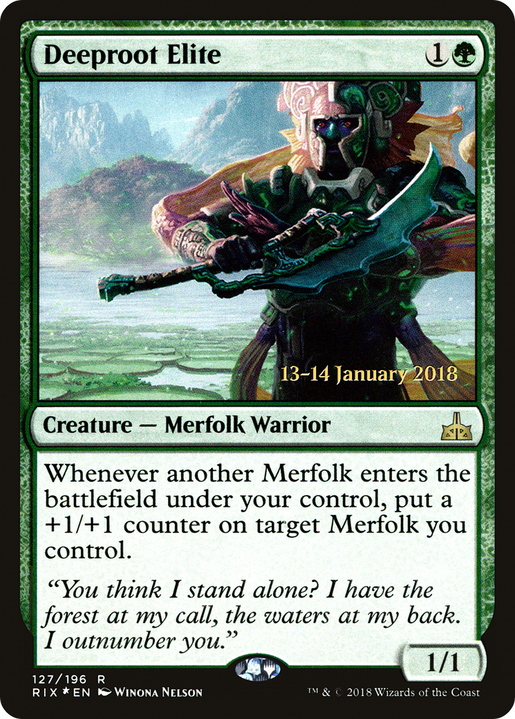 Deeproot Elite (PRE-127) - Rivals of Ixalan Promos Foil