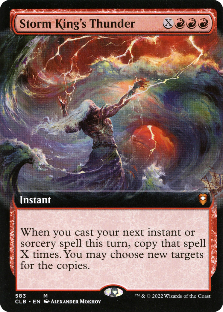 Storm King's Thunder (Extended Art) (CLB-583) - Commander Legends: Battle for Baldur's Gate: (Extended Art) Foil