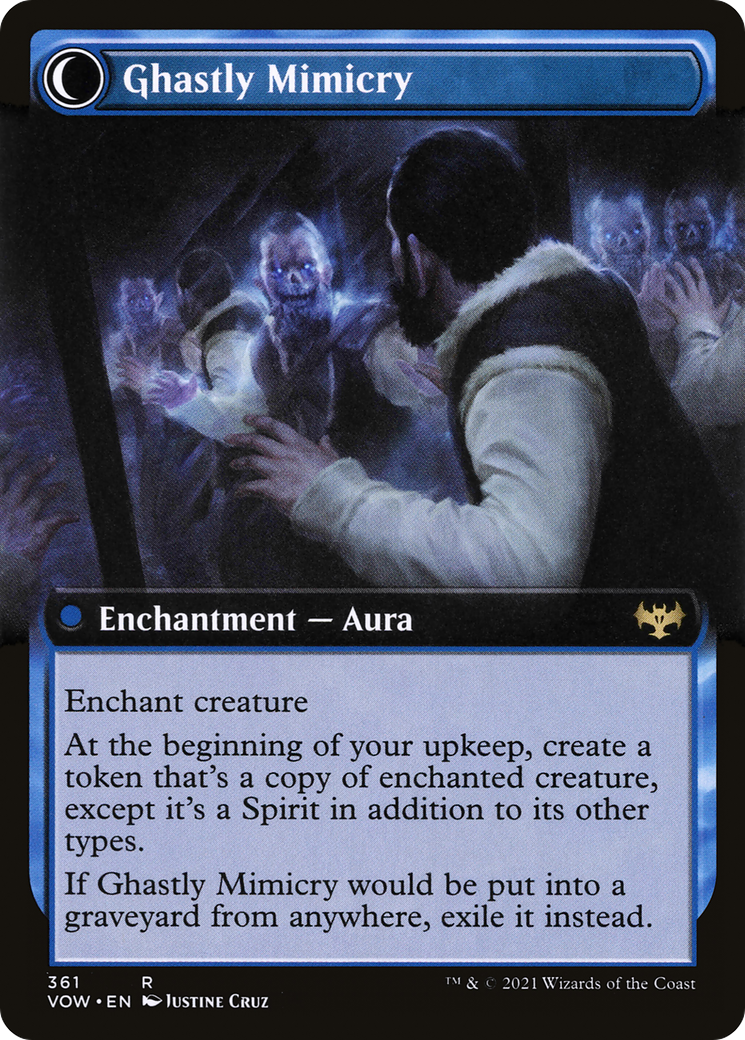Mirrorhall Mimic (Extended Art) (VOW-361) - Innistrad: Crimson Vow: (Extended Art, Double Faced Transform)