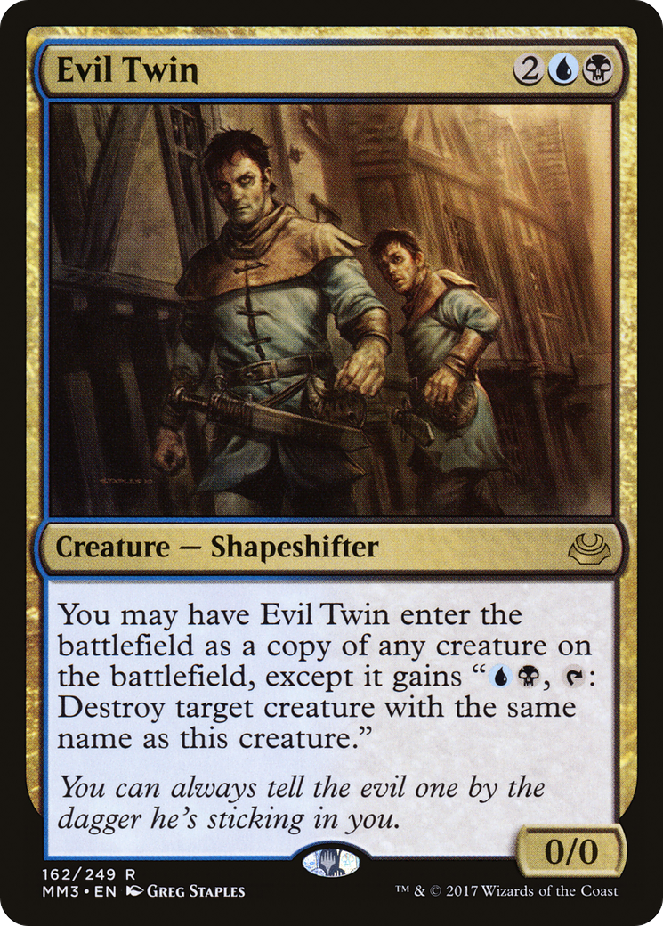 Evil Twin (MM3-162) - Modern Masters 2017 Foil