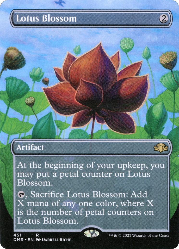 Lotus Blossom (Borderless) (DMR-451) - Dominaria Remastered (Borderless)