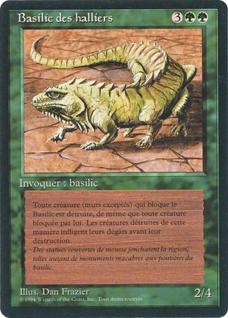 Thicket Basilisk (FBB-) - Foreign Black Border