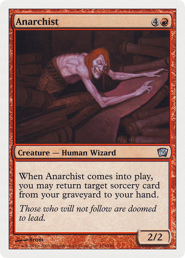 Anarchist (9ED-173) - 9th Edition Foil