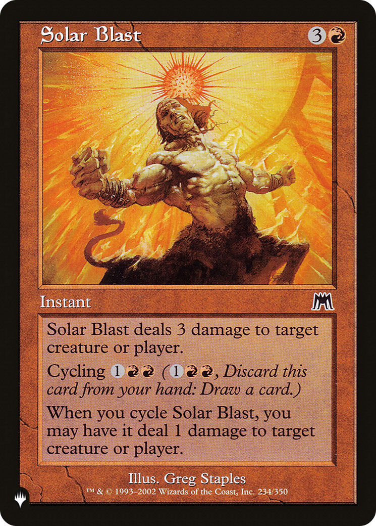 Solar Blast (LIST-234/350) - The List