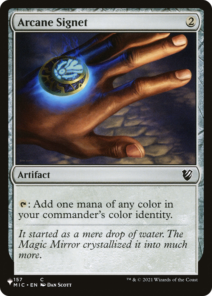 Arcane Signet (MIC) (LIST-157/038) - The List