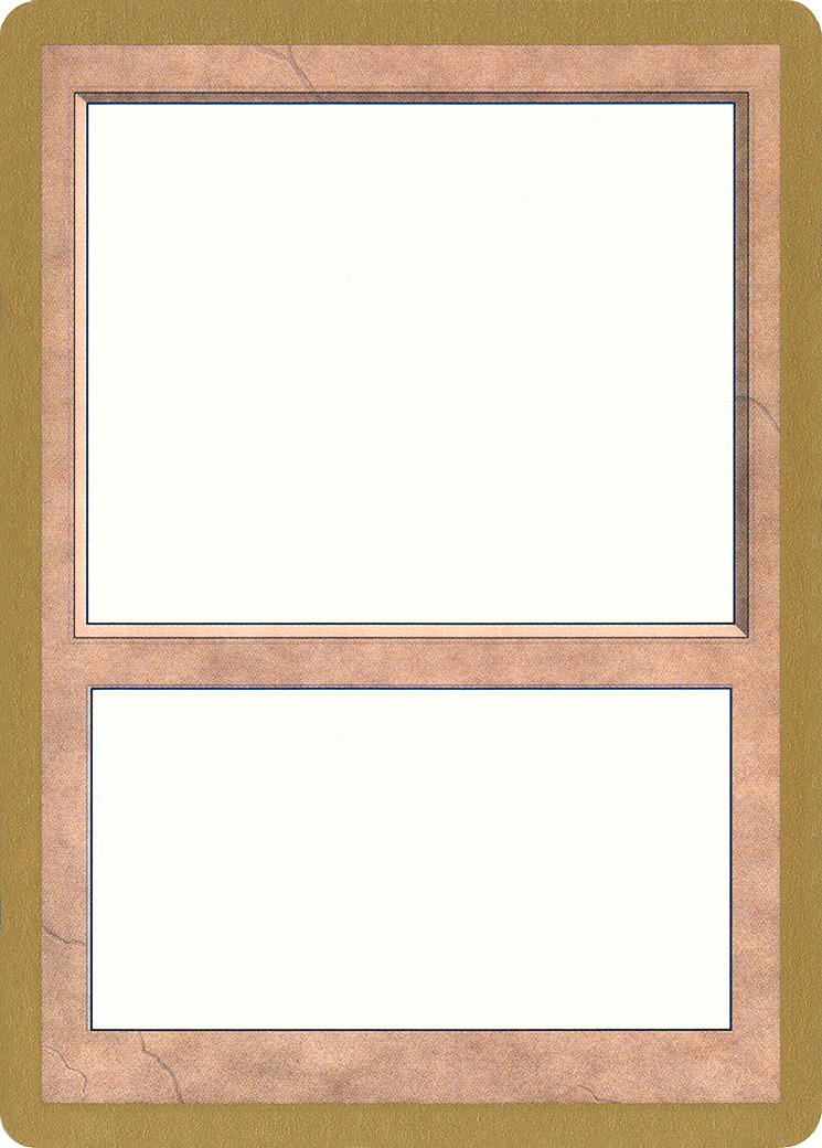 1999 World Championship Blank Card (WCD-) - World Championship Decks 1999