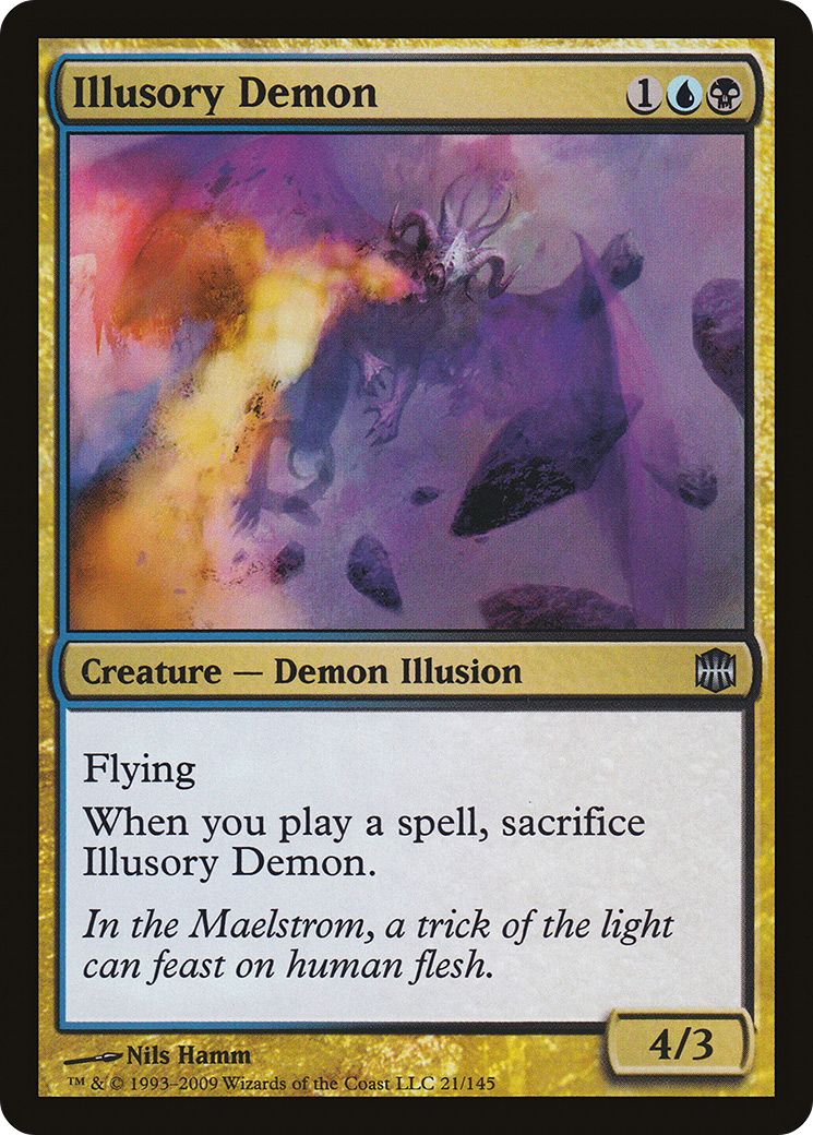 Illusory Demon (ARB-021) - Alara Reborn