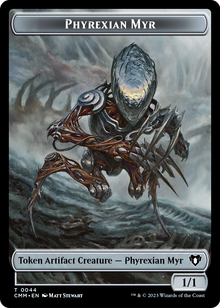 Phyrexian Myr (TCMM-044) - Commander Masters Tokens Foil