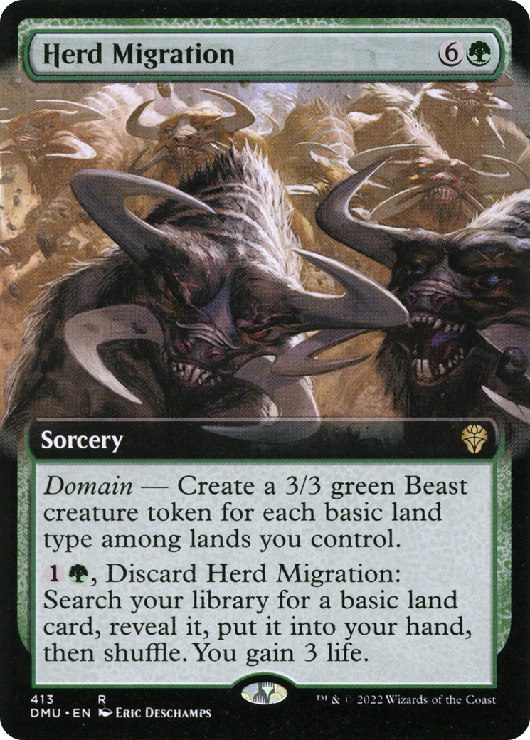 Herd Migration (Extended Art) [Dominaria United]