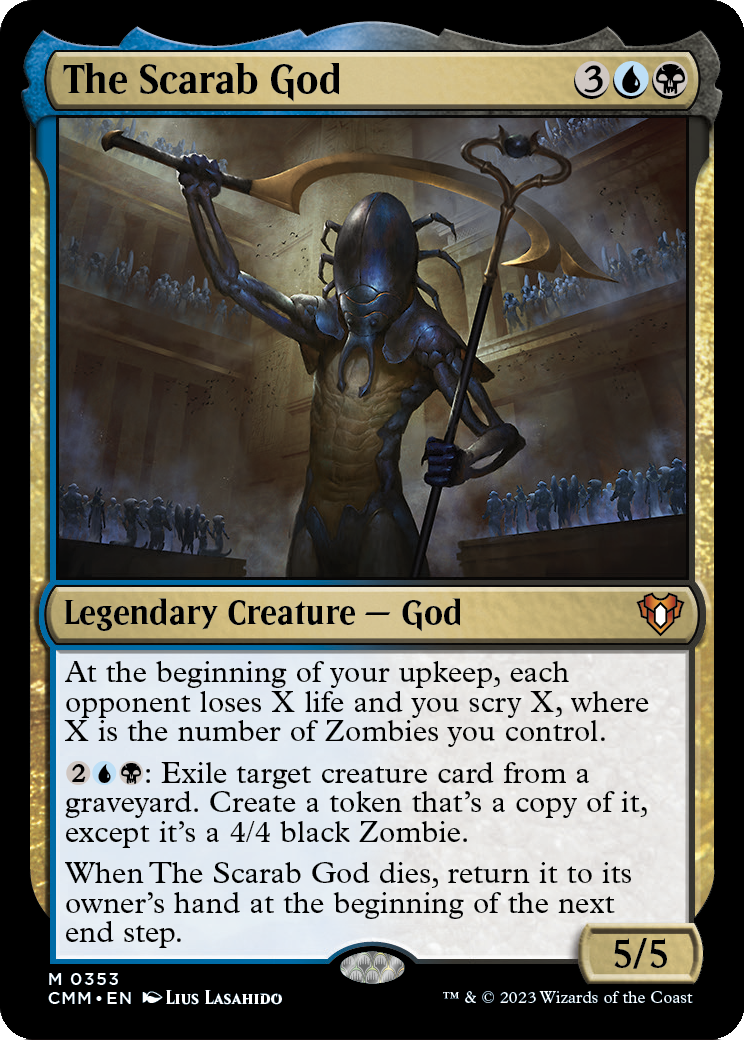 The Scarab God (CMM-353) - Commander Masters