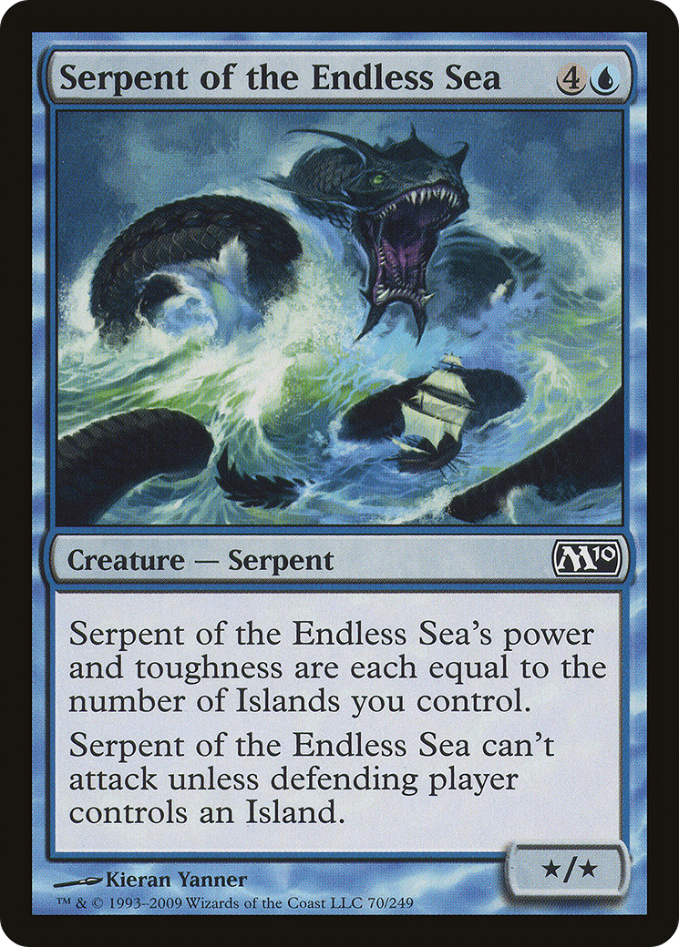 Serpent of the Endless Sea (M10-070) - Magic 2010 Foil
