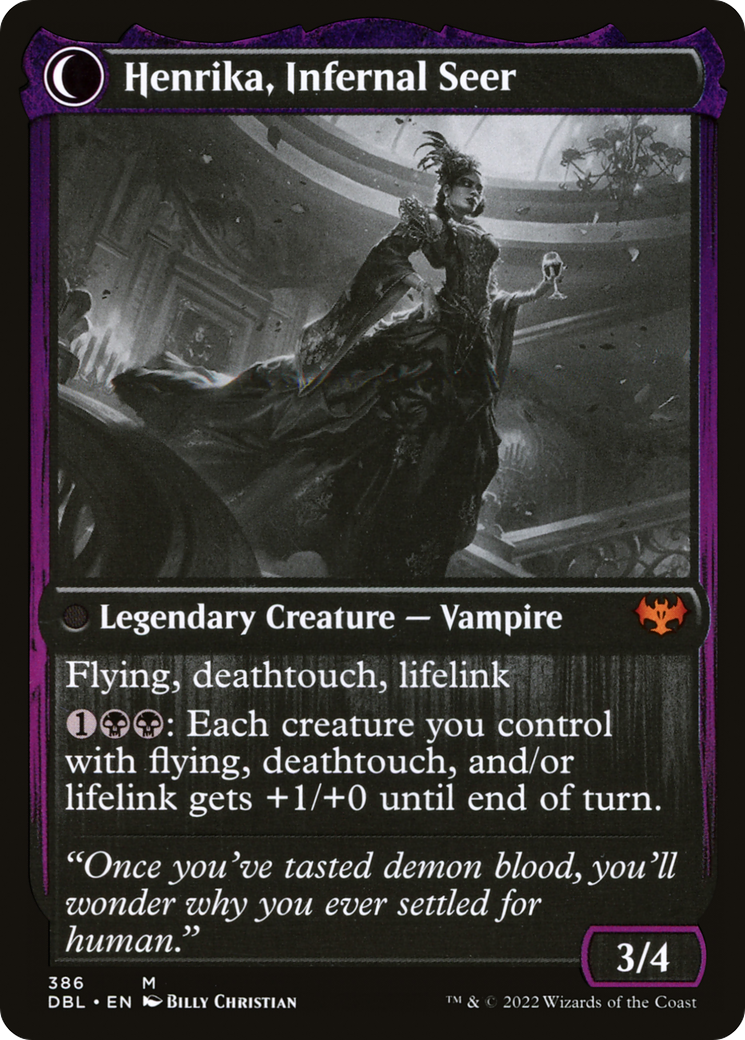 Henrika Domnathi (DBL-386) - Innistrad: Double Feature: (Double Faced Transform)