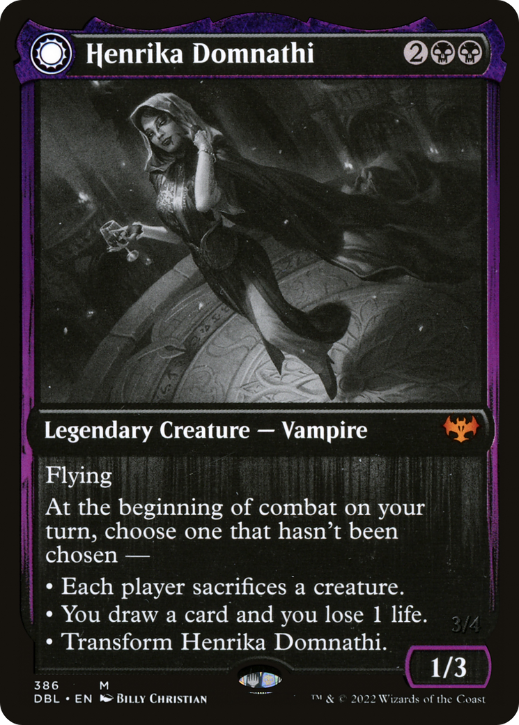 Henrika Domnathi (DBL-386) - Innistrad: Double Feature: (Double Faced Transform)