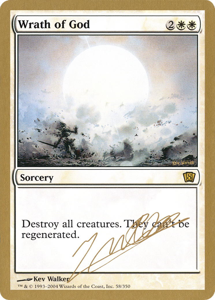 Wrath of God - 2004 Julien Nuijten (8ED) (WCD-) - World Championship Decks 2004