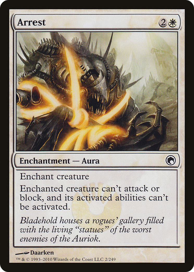 Arrest (SOM-002) - Scars of Mirrodin Foil
