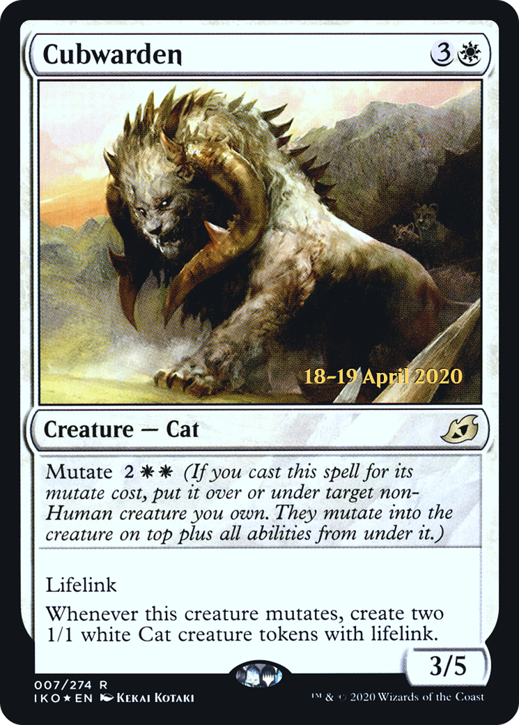 Cubwarden (PRE-007) - Ikoria: Lair of Behemoths Promos Foil