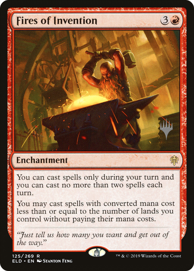 Fires of Invention (PPELD-125P) - Throne of Eldraine Promos