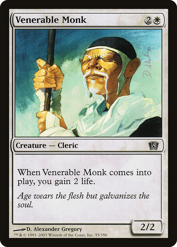Venerable Monk (8ED-055) - 8th Edition