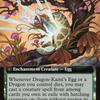 The Dragon-Kami Reborn (Extended Art) (NEO-473) - Kamigawa: Neon Dynasty: (Extended Art, fandfc, enchantment) Foil