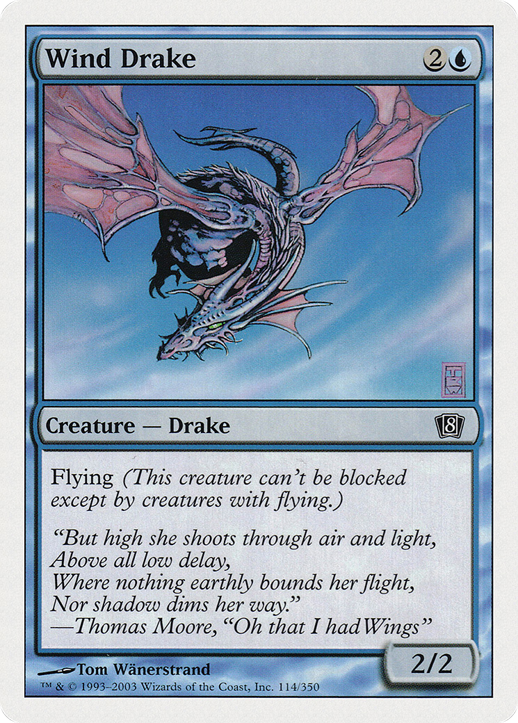 Wind Drake (8ED-114) - 8th Edition
