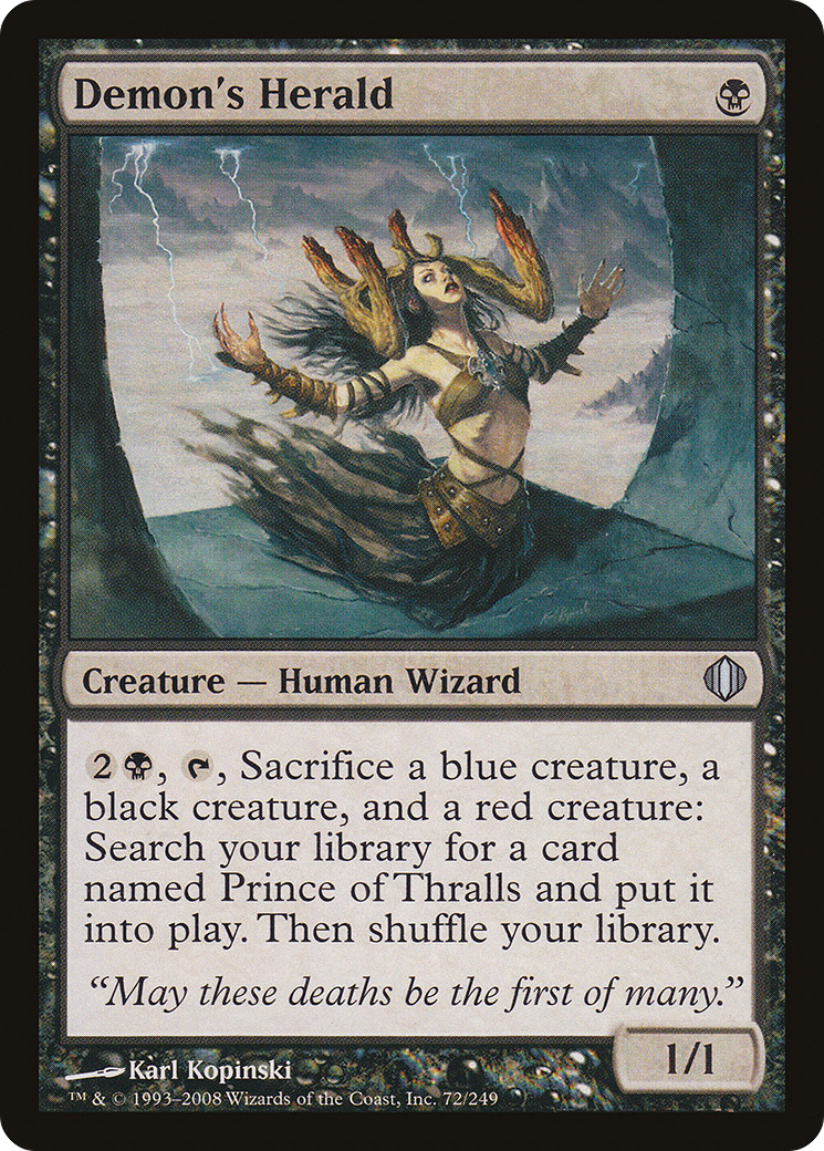 Demon's Herald (ALA-072) - Shards of Alara Foil