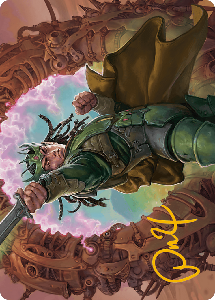 Eladamri, Korvecdal // Eladamri, Korvecdal (AMH3-009) - Modern Horizons 3 Art Series (Borderless) Foil