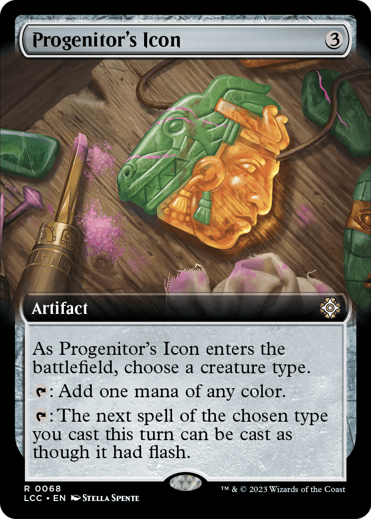 Progenitor's Icon (Extended Art) (LCC-068) - The Lost Caverns of Ixalan Commander: (Extended Art)