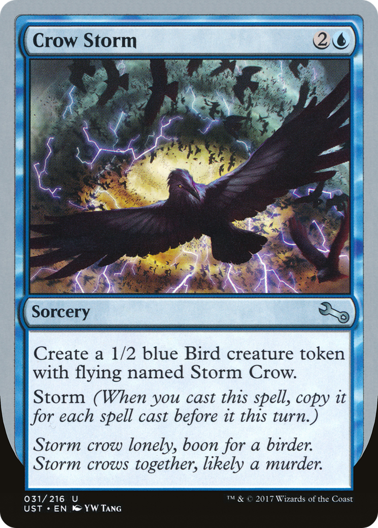 Crow Storm (UST-031) - Unstable Foil