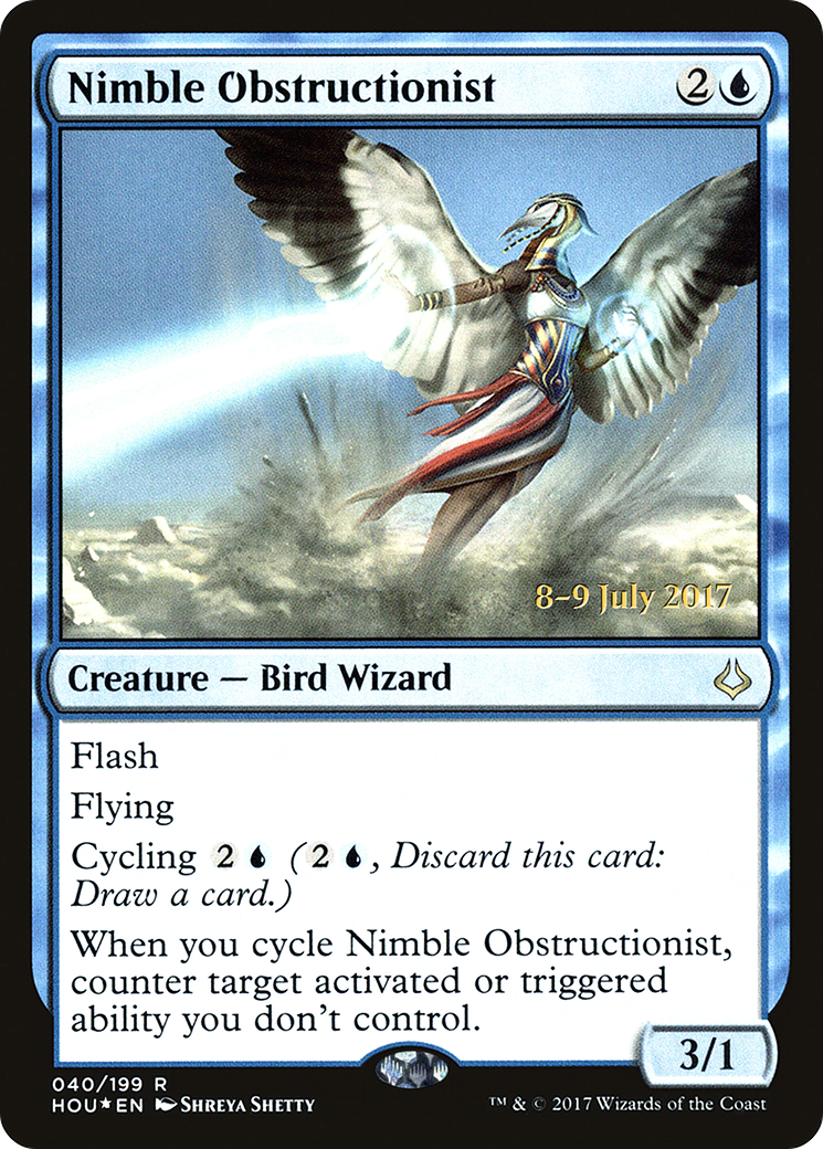Nimble Obstructionist (PRE-040) - Hour of Devastation Promos Foil