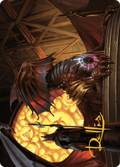 Niv-Mizzet, Guildpact // Niv-Mizzet, Guildpact (AMKM-021) - Murders at Karlov Manor Art Series (Borderless) Foil