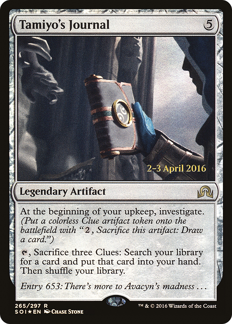 Tamiyo's Journal (Entry 653) (PRE-265) - Shadows over Innistrad Promos Foil