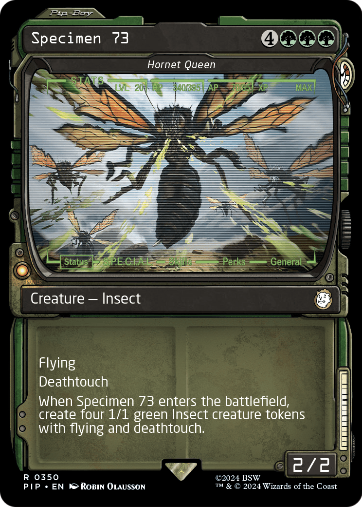 Specimen 73 - Hornet Queen (Showcase) (PIP-350) - Fallout / Specimen 73: (Showcase)
