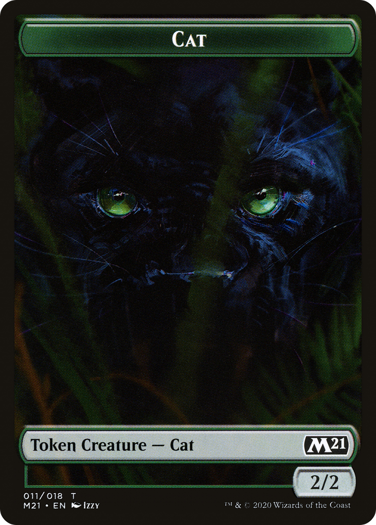 Cat (TM21-011) - Core Set 2021 Tokens Foil