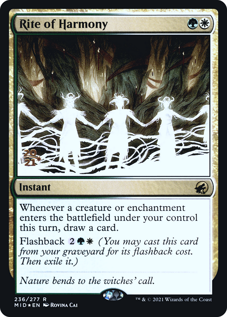 Rite of Harmony (PRE-236) - Innistrad: Midnight Hunt Promos Foil