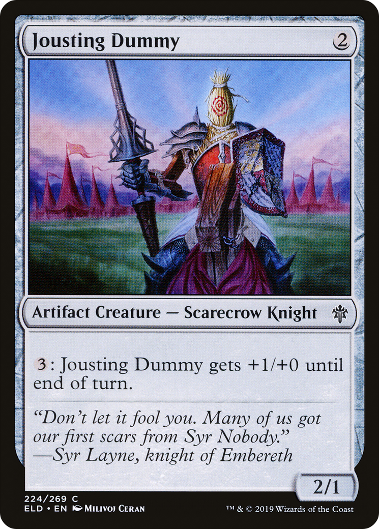 Jousting Dummy (ELD-224) - Throne of Eldraine