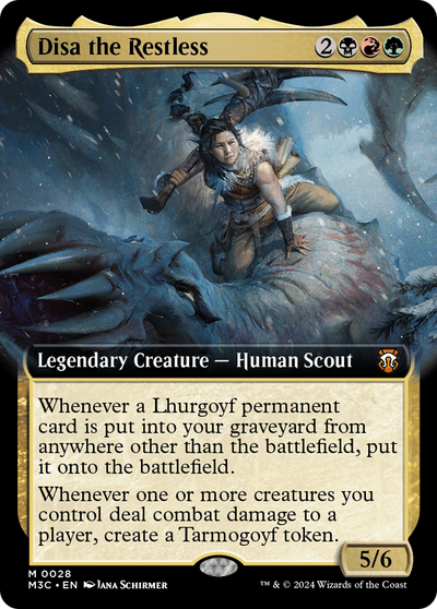 Disa the Restless (Extended Art) (M3C-028) - Modern Horizons 3 Commander: (Extended Art) Foil