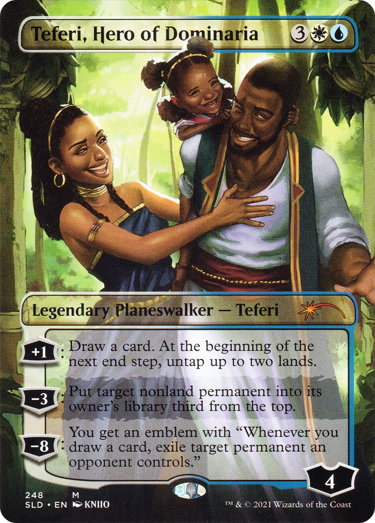 Teferi, Hero of Dominaria (SLD-248) - Secret Lair Drop (Borderless) Foil