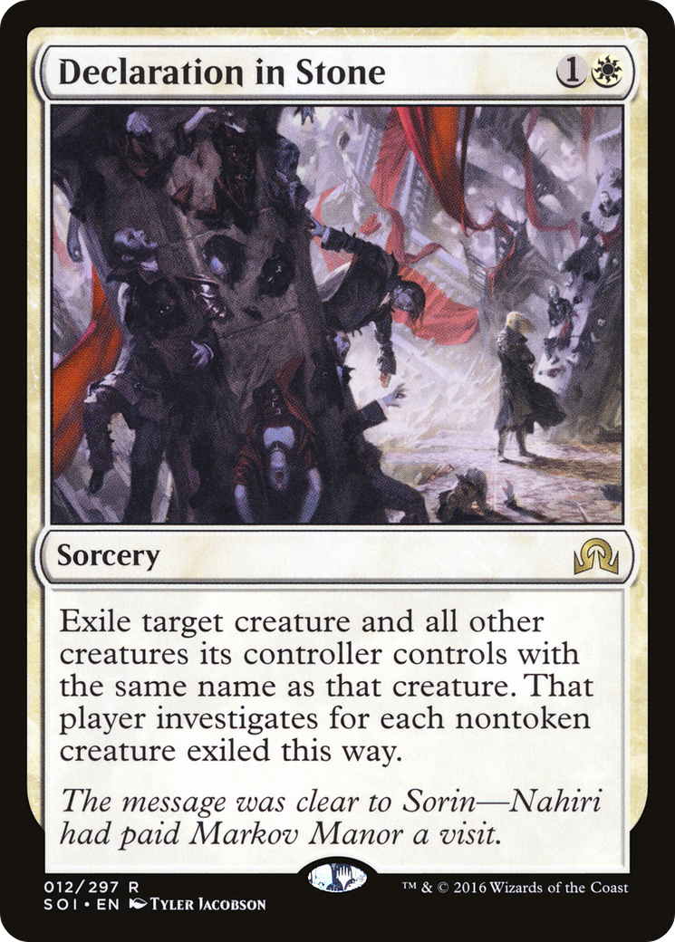 Declaration in Stone (SOI-012) - Shadows over Innistrad Foil