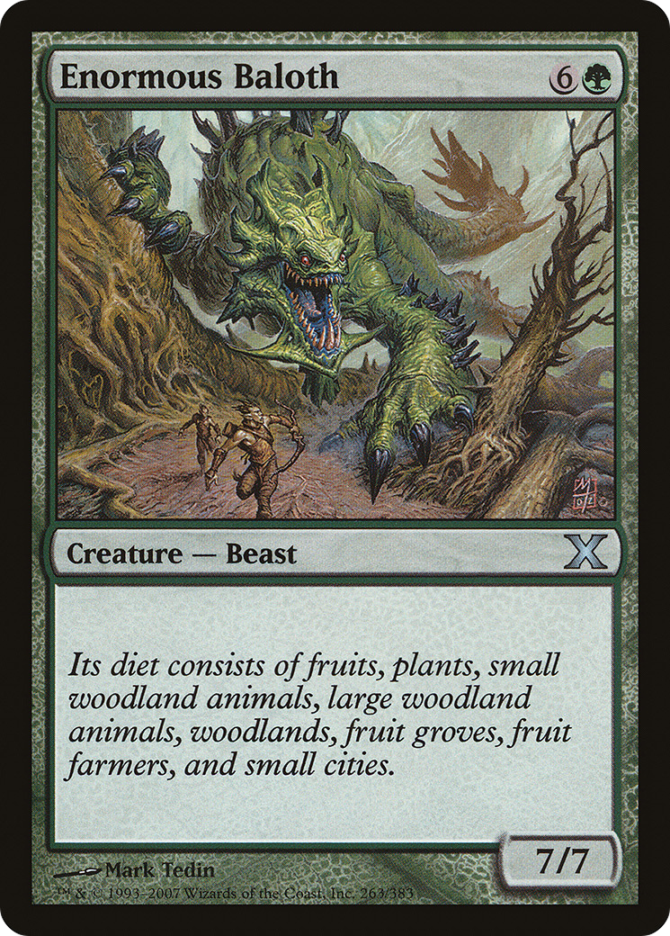 Enormous Baloth (10E-263) - Tenth Edition Foil