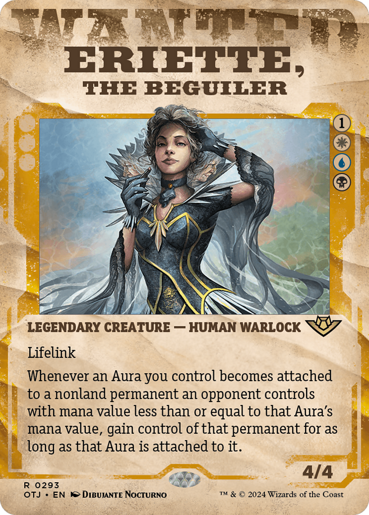 Eriette, the Beguiler (Showcase) (OTJ-293) - Outlaws of Thunder Junction: (Showcase) (Borderless) Foil