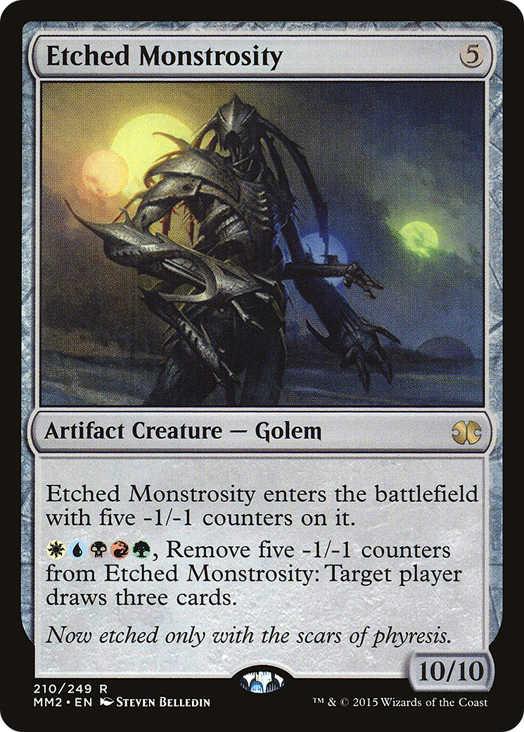 Etched Monstrosity (MM2-210) - Modern Masters 2015 Foil