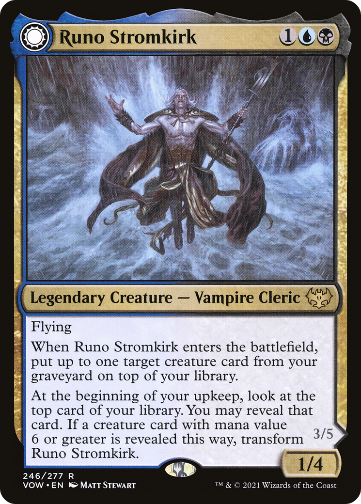 Runo Stromkirk (VOW-246) - Innistrad: Crimson Vow: (Double Faced Transform)