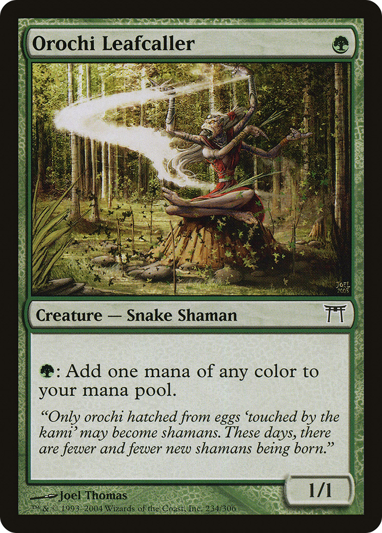 Orochi Leafcaller (CHK-234) - Champions of Kamigawa