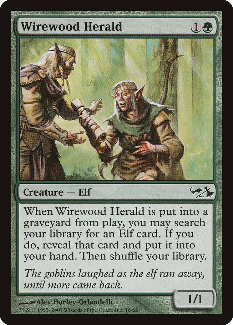 Wirewood Herald (EVG-016) - Duel Decks: Elves vs. Goblins