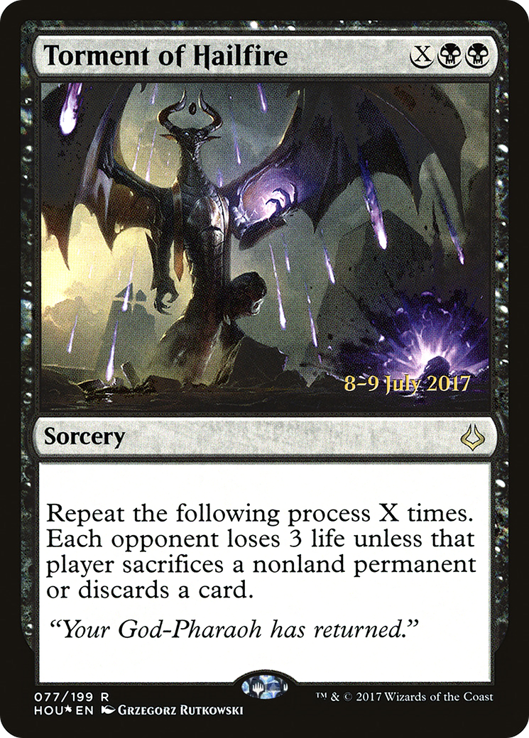 Torment of Hailfire (PRE-077) - Hour of Devastation Promos Foil